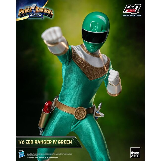 Power Rangers Zeo FigZero Actionfigur 1/6 Ranger IV Grün 30 cm