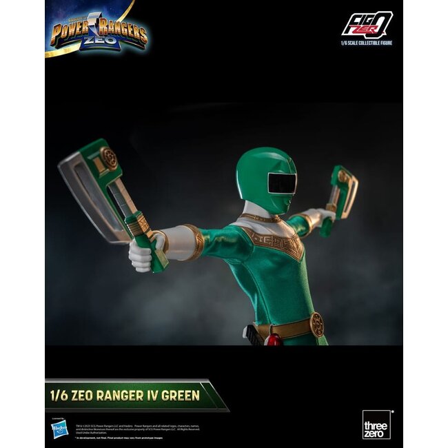 Power Rangers Zeo FigZero Action Figure 1/6 Ranger IV Green 30 cm