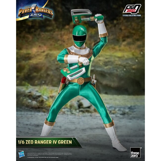 Power Rangers Zeo FigZero Action Figure 1/6 Ranger IV Green 30 cm