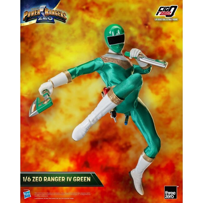 Power Rangers Zeo FigZero Actionfigur 1/6 Ranger IV Grün 30 cm