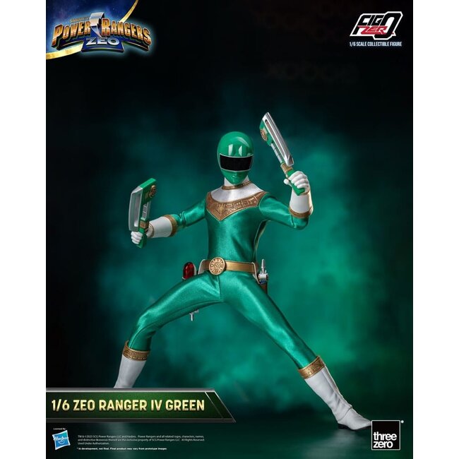 Power Rangers Zeo FigZero Action Figure 1/6 Ranger IV Green 30 cm
