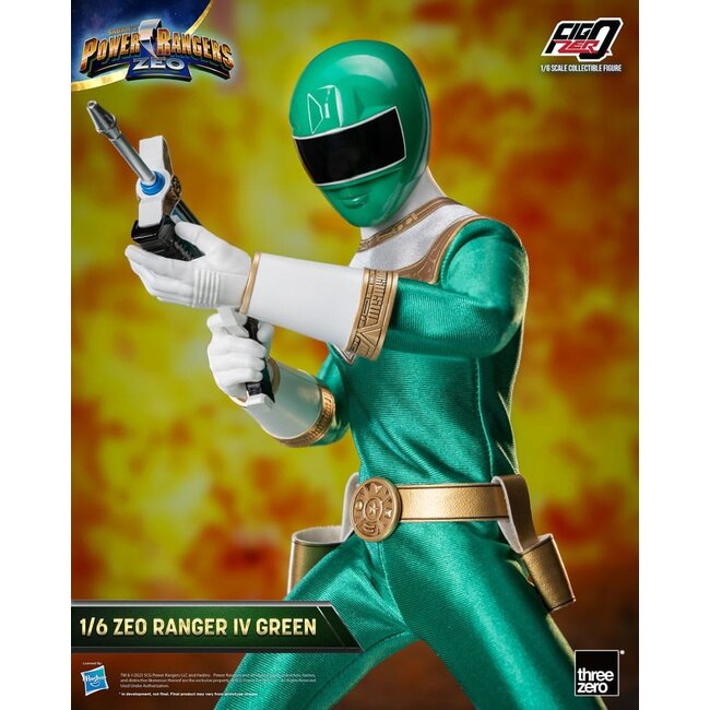 Power Rangers Zeo FigZero Action Figure 1/6 Ranger IV Green 30 cm