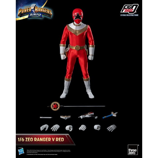 Power Rangers Zeo FigZero Action Figure 1/6 Ranger V Red 30 cm