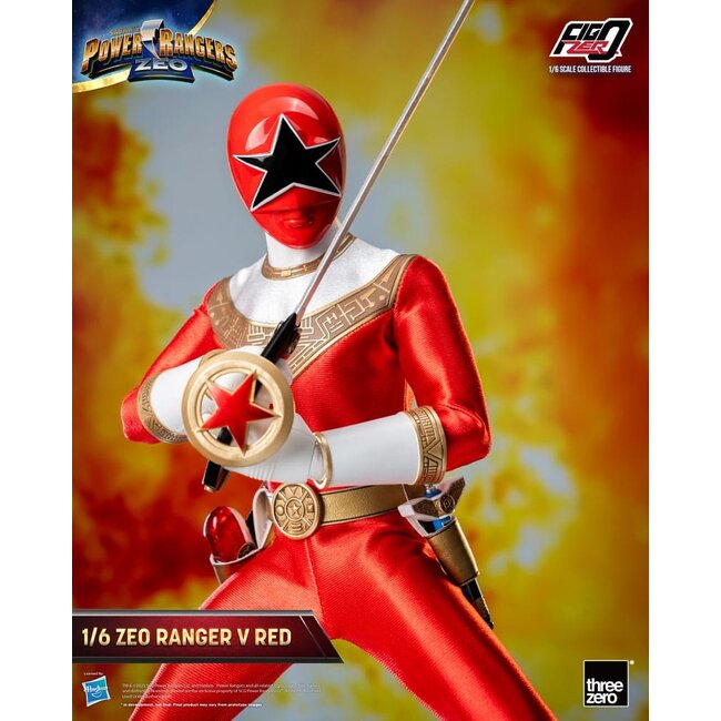 Power Rangers Zeo FigZero Action Figure 1/6 Ranger V Red 30 cm