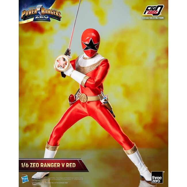 Power Rangers Zeo FigZero Action Figure 1/6 Ranger V Red 30 cm