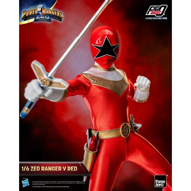Power Rangers Zeo FigZero Actionfigur 1/6 Ranger V Rot 30 cm