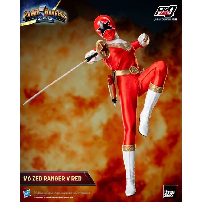 Power Rangers Zeo FigZero Action Figure 1/6 Ranger V Red 30 cm