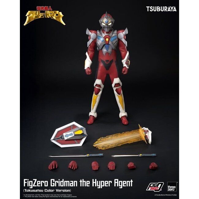 Gridman der Hyperagent FigZero Actionfigur Gridman (Tokusatsu-Farbversion) 30 cm