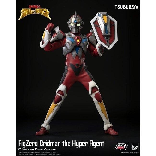 Gridman der Hyperagent FigZero Actionfigur Gridman (Tokusatsu-Farbversion) 30 cm