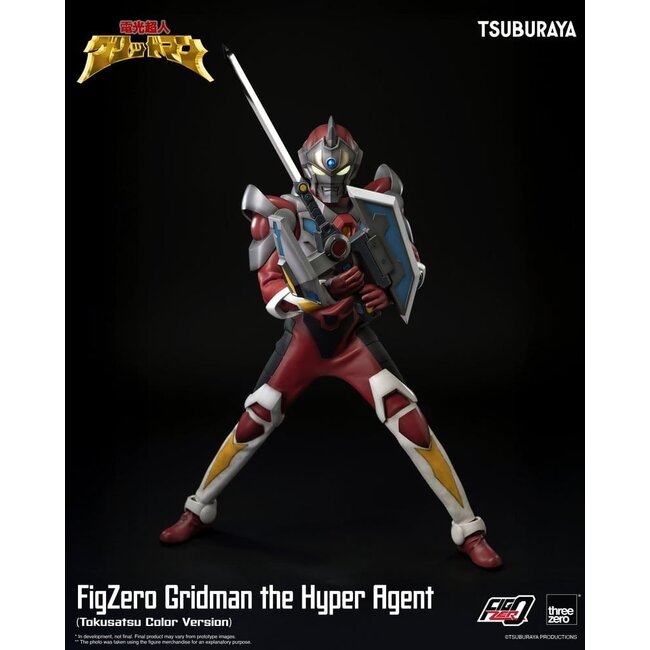 Gridman der Hyperagent FigZero Actionfigur Gridman (Tokusatsu-Farbversion) 30 cm