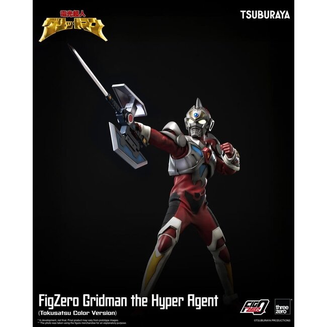 Gridman der Hyperagent FigZero Actionfigur Gridman (Tokusatsu-Farbversion) 30 cm