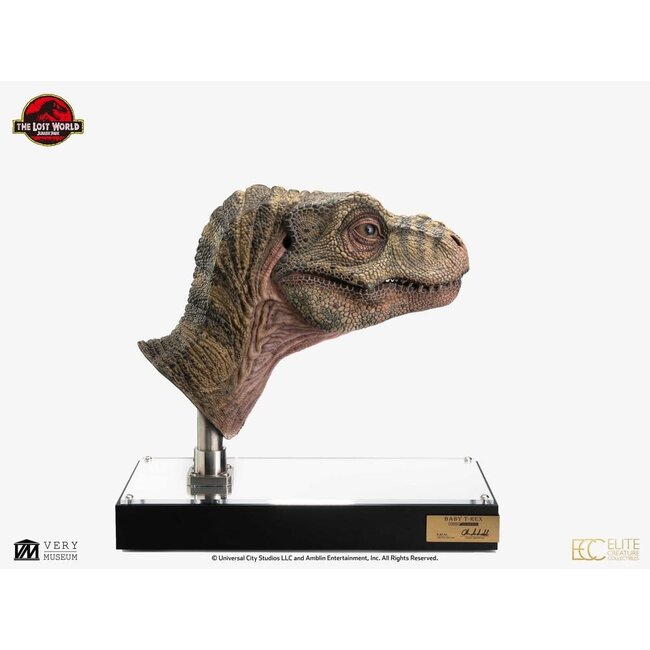 Die verlorene Welt: Jurassic Park Replika Büste 1/1 Junior T-Rex Requisite (Reproduktion) 39 cm