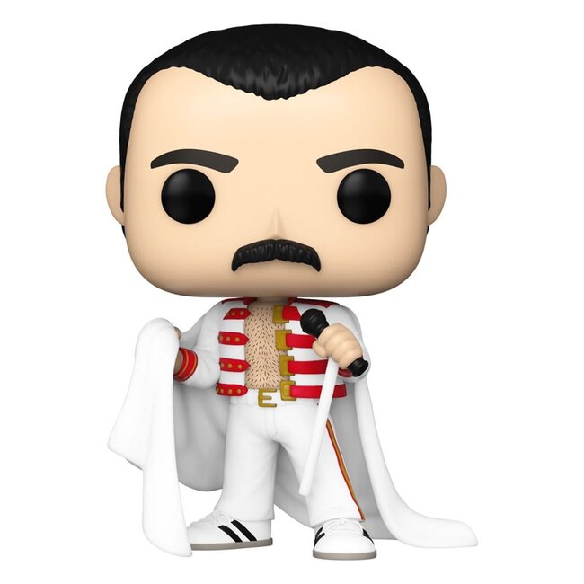 Funko Queen POP! Rocks Vinylfigur Freddie Mercury mit Umhang, 9 cm