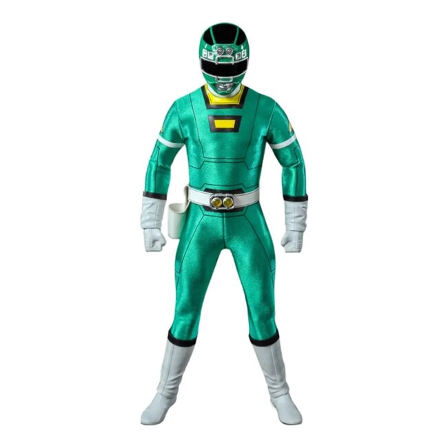 ThreeZero Power Rangers Zeo FigZero Action Figure 1/6 Ranger IV Green 30 cm