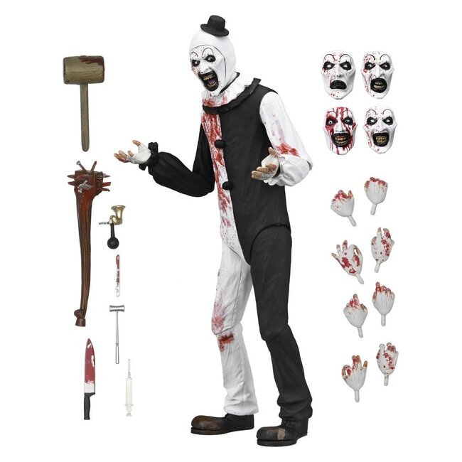 Terrifier 2 Ultimate Action Figure Art the Clown (Blood Splattered) 18 cm