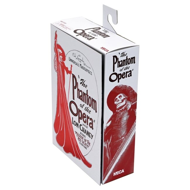 Das Phantom der Oper (1925) – Ultimative Actionfigur – Die Maske des Roten Todes (Schwarzweiß) – 18 cm