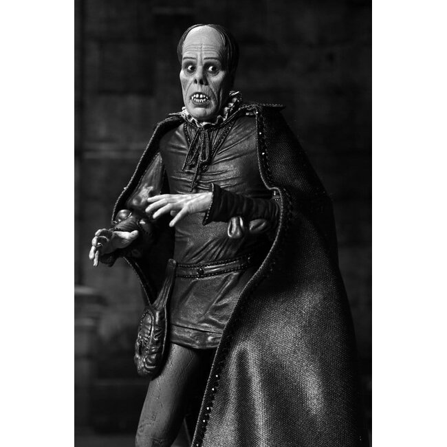 Das Phantom der Oper (1925) – Ultimative Actionfigur – Die Maske des Roten Todes (Schwarzweiß) – 18 cm