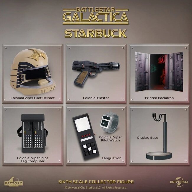 Battlestar Galactica Action Figure 1/6 Lieutenant Starbuck 30 cm