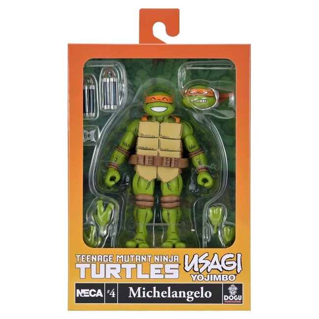 Teenage Mutant Ninja Turtles x Usagi Yojimbo Ultimate Action Figure Michelangelo 18 cm