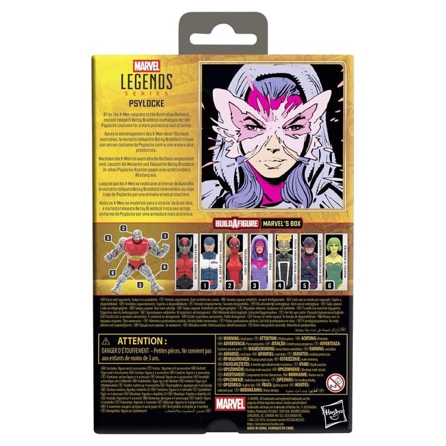 Marvel Legends Action Figure Psylocke (BAF: Marvel's Box) 15 cm