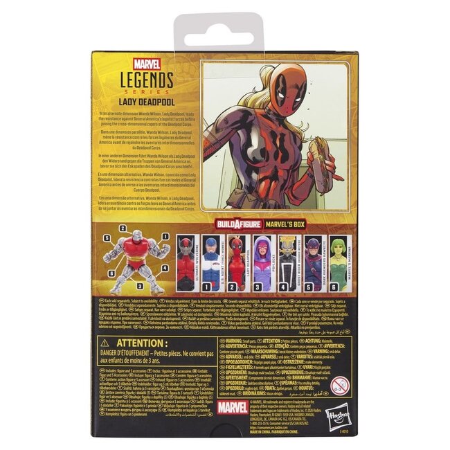 Marvel Legends Actionfigur Lady Deadpool (BAF: Marvel's Box) 15 cm