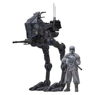 Hot Toys Star Wars: The Mandalorian & Grogu Movie Masterpiece Action Figure Set 1/6 Imperial Remnant AT-RT Driver & AT-RT 60 cm
