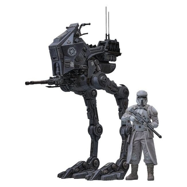 Hot Toys Star Wars: The Mandalorian & Grogu Movie Masterpiece Action Figure Set 1/6 Imperial Remnant AT-RT Driver & AT-RT 60 cm