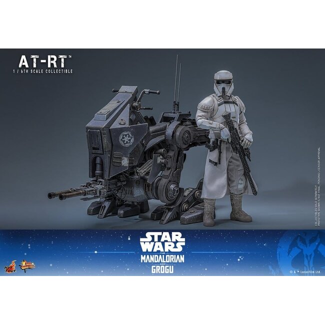 Star Wars: The Mandalorian & Grogu Movie Masterpiece Action Figure Set 1/6 Imperial Remnant AT-RT Driver & AT-RT 60 cm