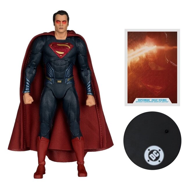 Batman v Superman: Dawn of Justice (2016) DC Kinofassung Actionfigur Superman (Hitzeblick) 19 cm