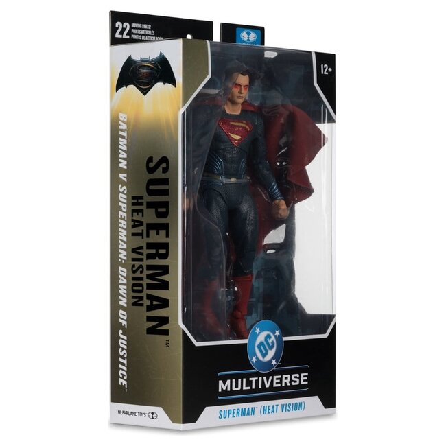 Batman v Superman: Dawn of Justice (2016) DC Kinofassung Actionfigur Superman (Hitzeblick) 19 cm