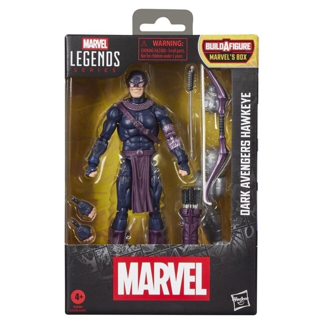 Marvel Legends Actionfigur Dark Avengers Hawkeye (BAF: Marvel's Box) 15 cm