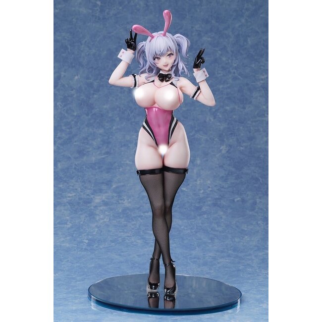 Origineel PVC-figuur van het personage Nina Oubi (konijnenversie, schaal 1/4). Illustratie van Ulrich. 46 cm.