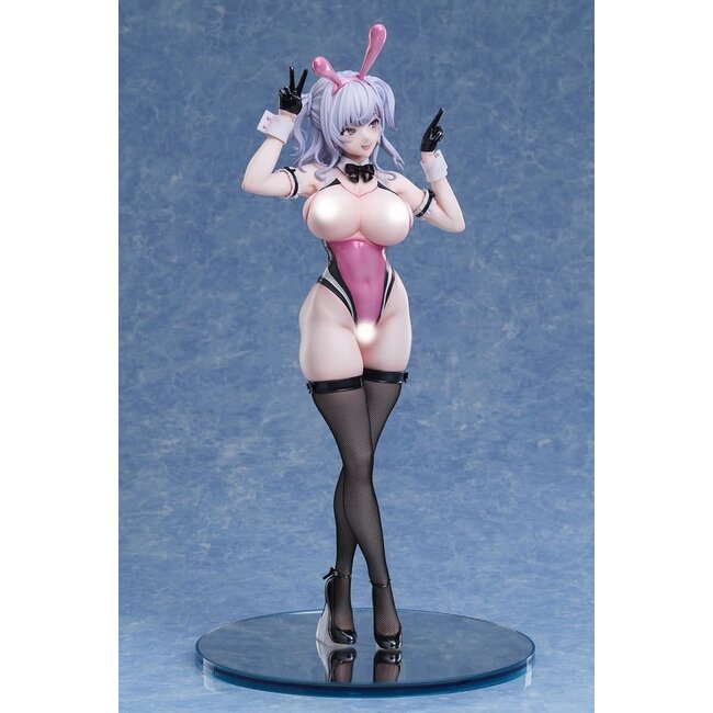 Origineel PVC-figuur van het personage Nina Oubi (konijnenversie, schaal 1/4). Illustratie van Ulrich. 46 cm.