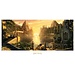 Weta Workshop Lord of the Rings Art Print The Grey Havens 59 x 30 cm