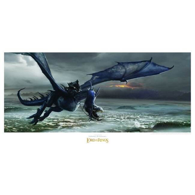Weta Workshop Lord of the Rings Art Print Nazgul Ahunt 59 x 30 cm