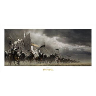 Weta Workshop Herr der Ringe Kunstdruck Faramirs Angriff 59 x 30 cm