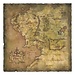Weta Workshop Lord of the Rings Art Print Parchment Map of Middle-earth 59 x 30 cm