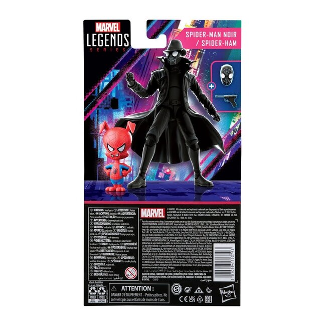 Spider-Man: Into the Spider-Verse Marvel Legends Actionfiguren-Doppelpack 2022 Spider-Man Noir & Spider-Ham 15 cm