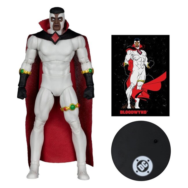 DC Direct Page Punchers Action Figure Bloodwynd (Justice League #77) (Red Platinum Edition) 18 cm