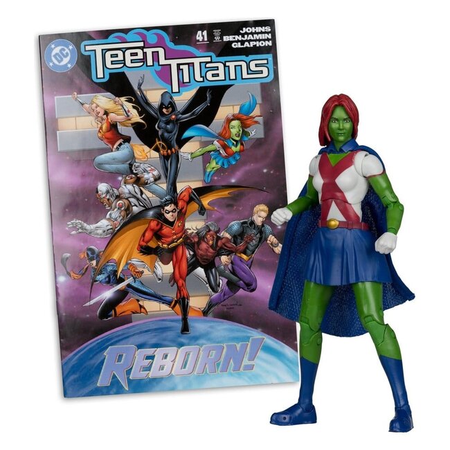 DC Direct Page Punchers Actionfigur Miss Martian (Teen Titans #41) (Rote Platin-Edition) 17 cm