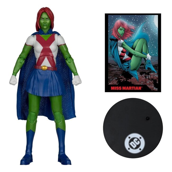 DC Direct Page Punchers Actionfigur Miss Martian (Teen Titans #41) (Rote Platin-Edition) 17 cm