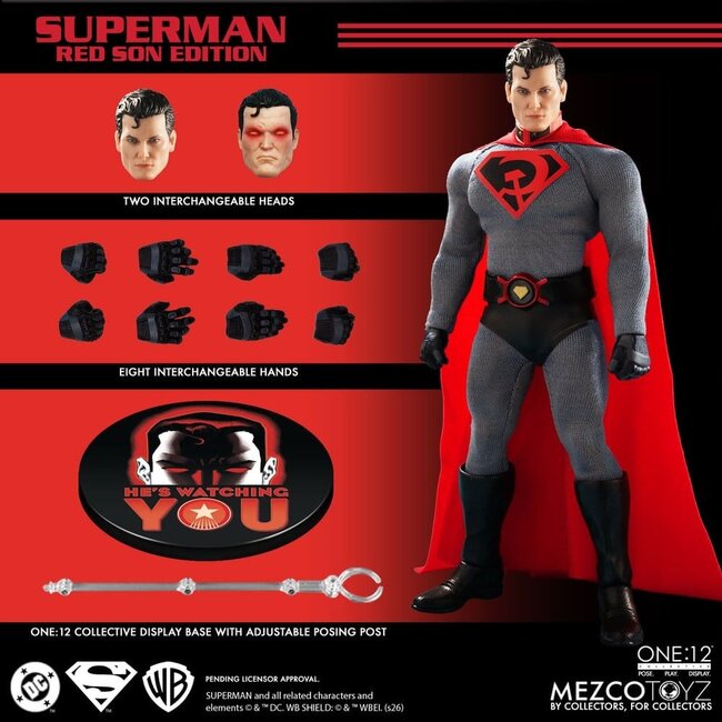 DC Comics One:12 Collective Action Figure 1/12 Superman: Red Son 17 cm
