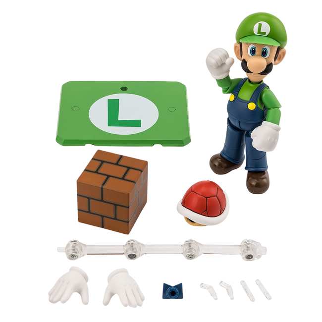 Super Mario SH Figuarts Actionfigur Luigi 11 cm