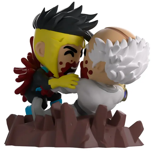 Unbesiegbare Vinylfigur Final Battle Invincible vs Conquest 12 cm