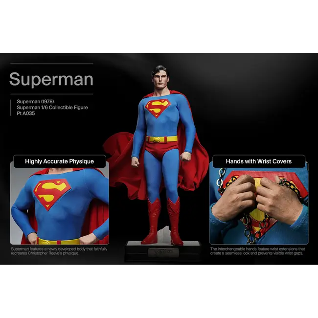 DC Comics Superman (1978) Actionfiguren-Set im Maßstab 1:6, bestehend aus Superman und Clark Kent, 30 cm
