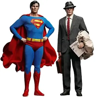INART DC Comics Superman (1978) Action Figure 1/6 Set Superman & Clark Kent 30 cm