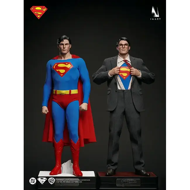 DC Comics Superman (1978) Actionfiguren-Set im Maßstab 1:6, bestehend aus Superman und Clark Kent, 30 cm