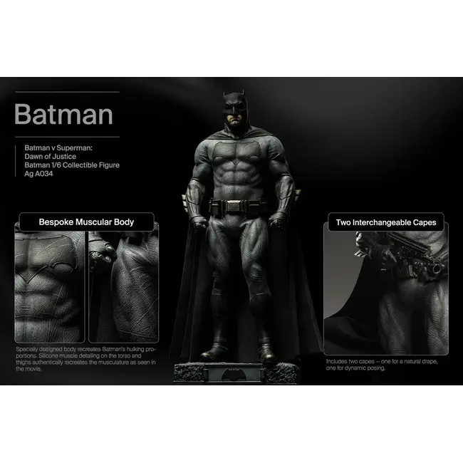 DC Comics Batman v Superman Action Figure 1/6 Batman (Ben Affleck) 30 cm