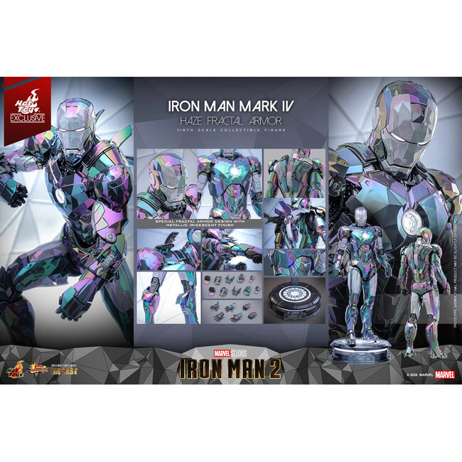 Iron Man 2 Actionfigur 1/6 Iron Man Mark IV (Haze Fractal Armor)