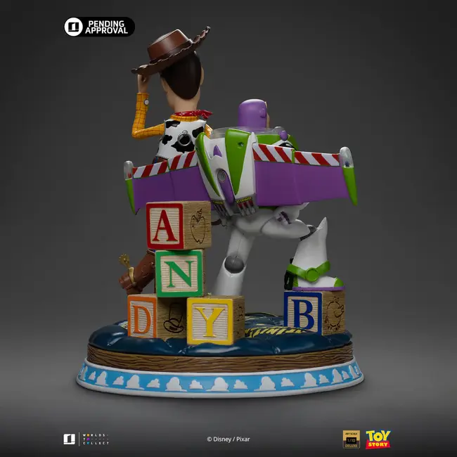 Toy Story Deluxe-Statue im Maßstab 1:10: Buzz & Woody, 21 cm